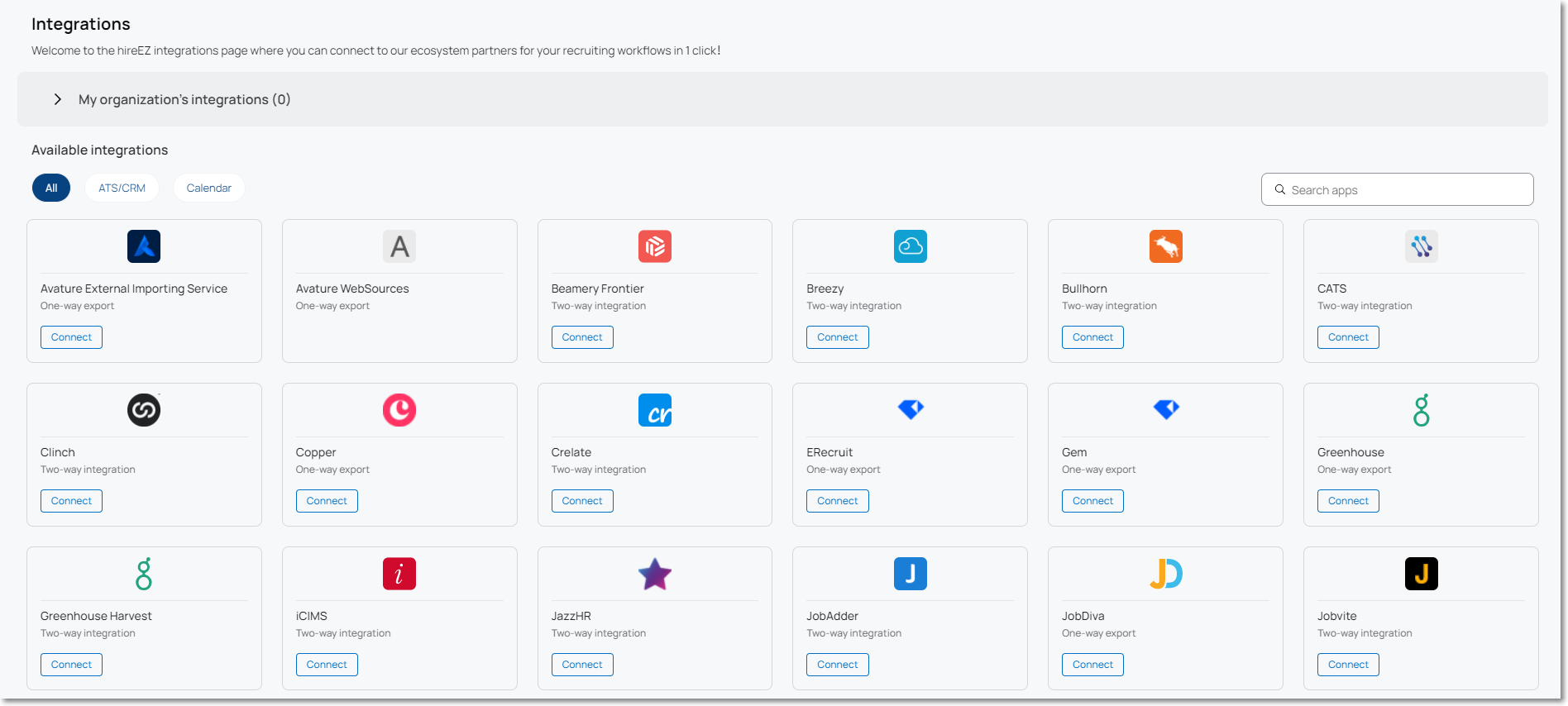 Clinch integration – Greenhouse Support